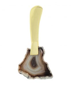 A by Amara - Black Agate Butter Spreaders - Set of 4