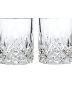 Minetta Set Of 2 Glass Size W 20cm x D 10cm x H 11cm Crystal Freedom