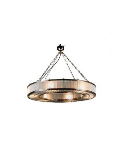 Franschhoek Metal & Glass Ring Pendant Light, Large
