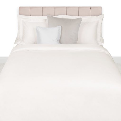 A by AMARA - 500 Thread Count Sateen Quilt Cover - Ivory - Super King