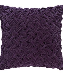 A by AMARA - Abstract Textured Cushion - Purple
