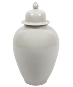 Faith Porcelain Temple Jar, Large, White