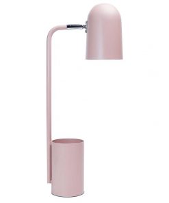 Keegan Metal Desk Lamp with Pen Holder, Sand Pink