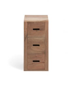 Lacey Acacia Timber 3 Drawer Slim Chest