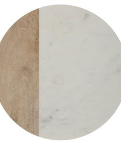 Marble Round Cheese Board Size W 30cm x D 30cm x H 2cm in White Freedom