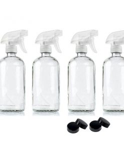 500Ml Crystal Clear Glass Spray Bottles