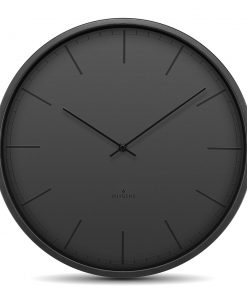 Huygens - Tone Silent Wall Clock - Black Index - 25cm