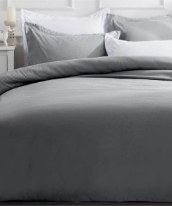 Queen Size Slate Color Quilt Cover Set (3 | Afterpay | zipPay | Oxipay