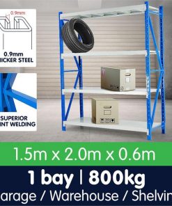 1 Bay Garage Storage Steel Rack Shelving | Afterpay | zipPay | Oxipay