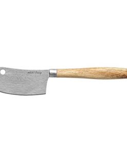 Alex Liddy Slate & Co Cleaver Cheese Knife Acacia 20cm