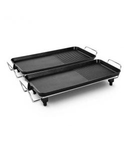 Soga 2X 68Cm Electric Grill Plate Non Stick Surface 6 To 8 Person