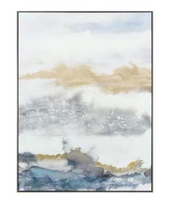 "Vibrant Horizons I" Framed Textured Canvas Wall Art Print, 120cm