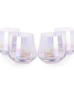 Iridescent Tumbler Glasses - Set Of 4 | M&w